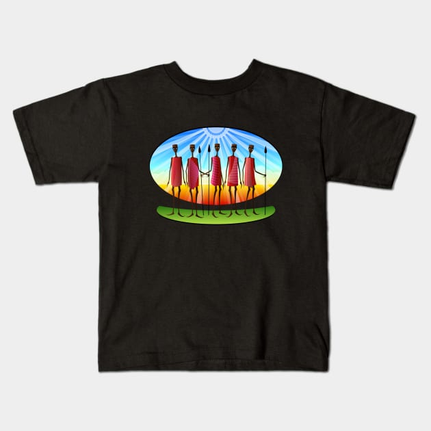 Masai Kids T-Shirt by BSquared